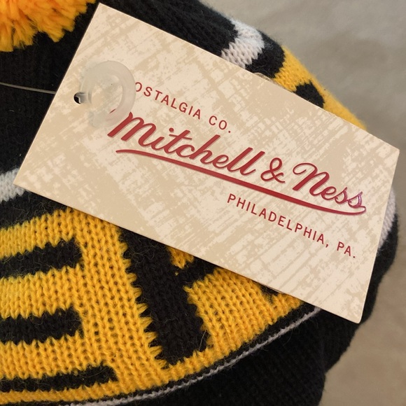 ***NWT*** MITCHELL & NESS PITTSBURGH STEELERS CADDY THROWBACK KNIT HAT‎ - Picture 2 of 9